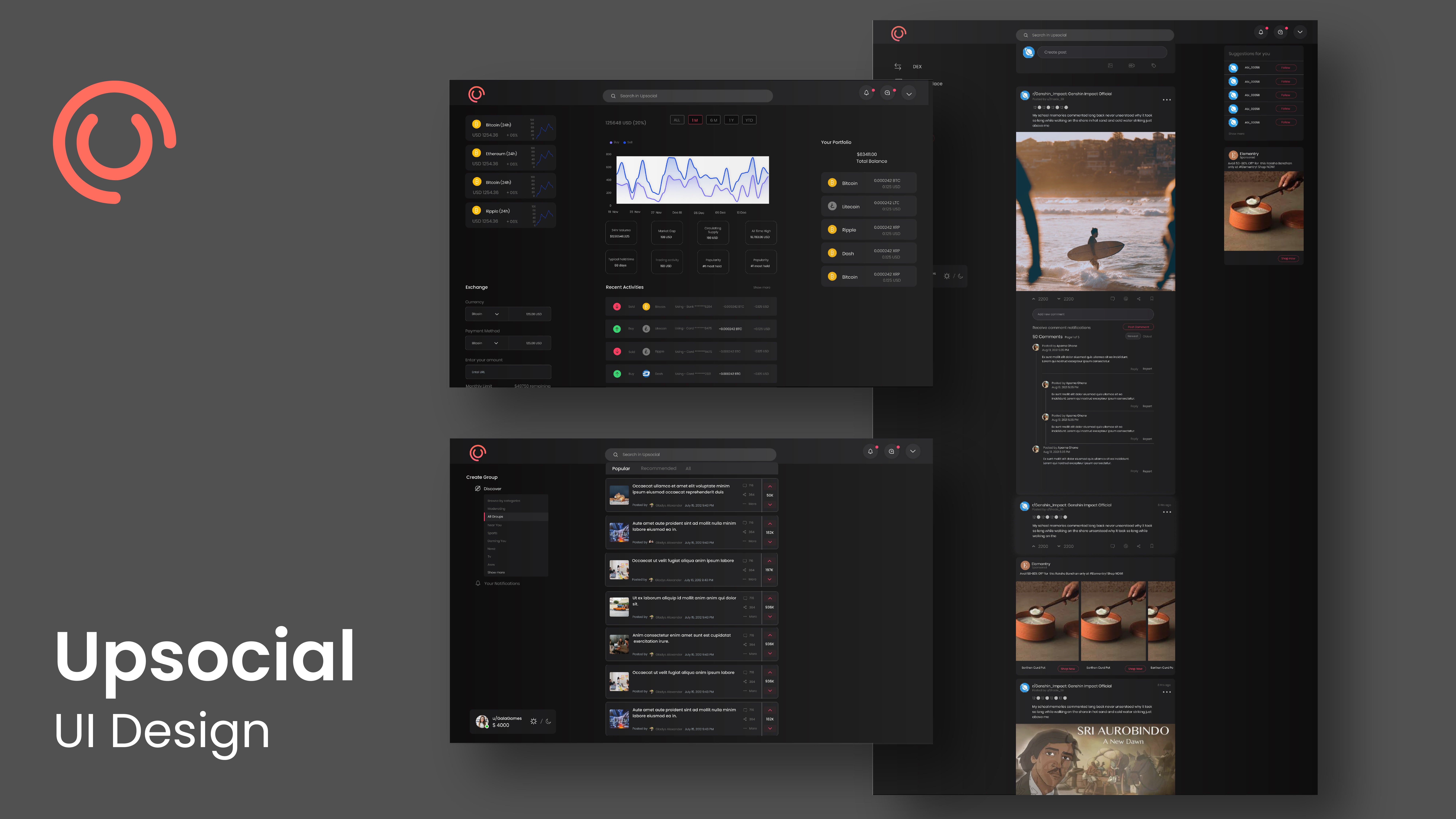 upsocial mockup